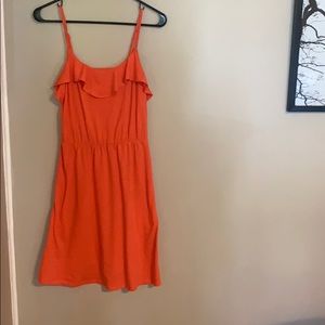 Missimo orange Spaghetti strap dress